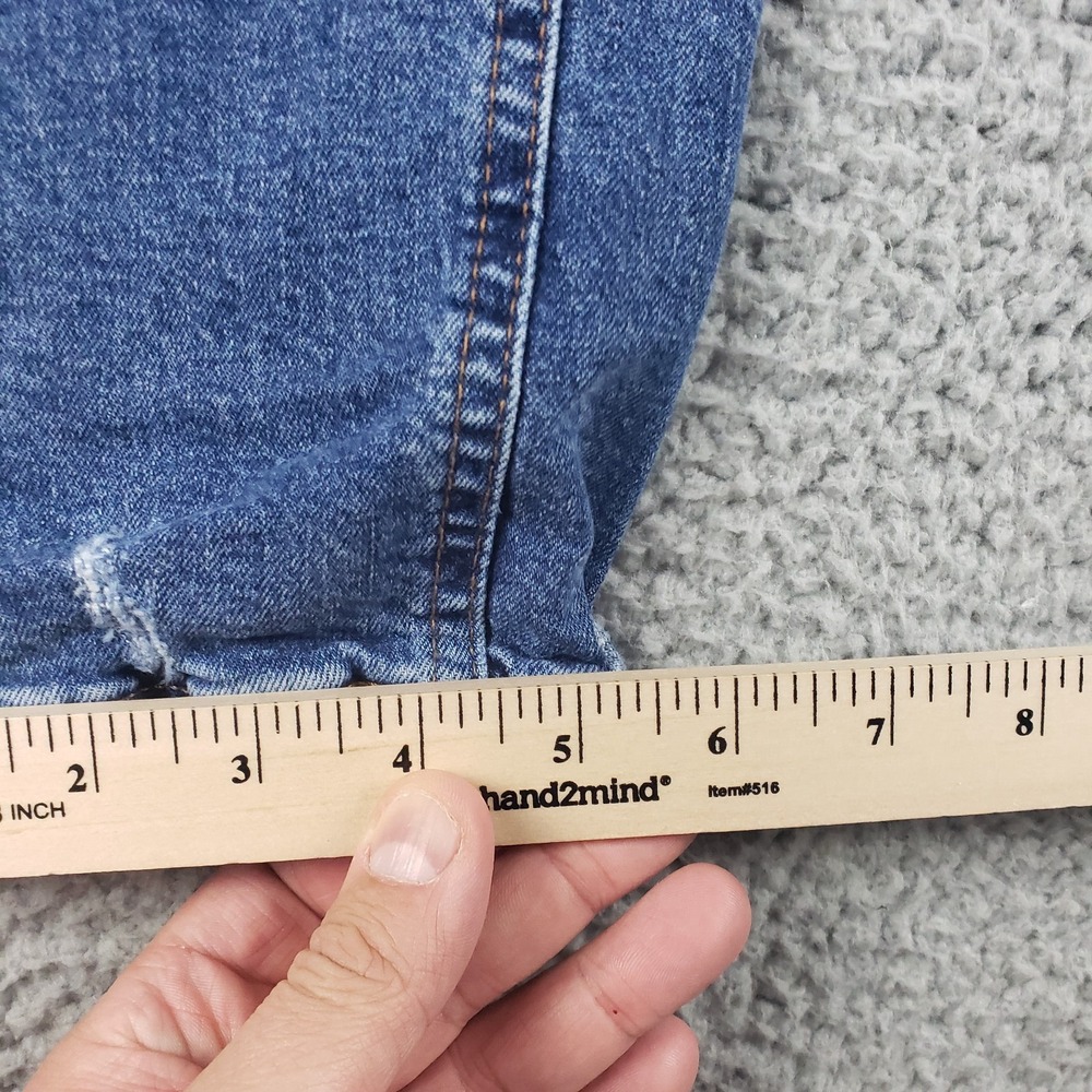 Mott & Bow Jeans Womens 26x27 Blue Boyfriend Distressed Medium Wash Stretch‎ - Picture 9 of 15